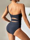 Honopu Cut Out Cheeky One Piece in Black