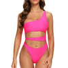 Montara Reversible One Shoulder Swimsuit in Pink